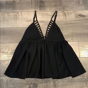 Triangle babydoll top